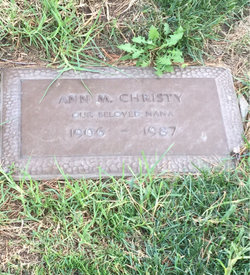 Ann M <I>Major</I> Christy 