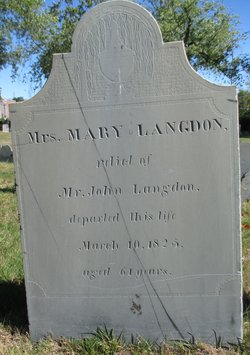 Mary <I>Evans</I> Langdon 