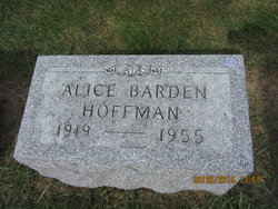 Alice Carolyn <I>Barden</I> Hoffman 