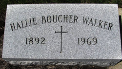 Hallie V. <I>Boucher</I> Walker 