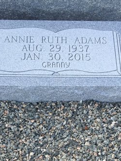 Annie Ruth <I>Hines</I> Adams 
