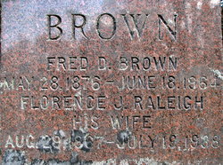 Florence J. <I>Raleigh</I> Brown 