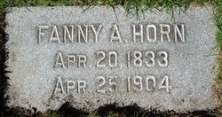 Fanny A. <I>Banning</I> Horn 