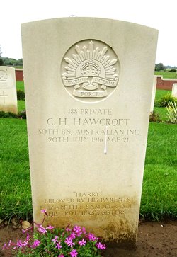 Pvt Charles Henry Hawcroft 