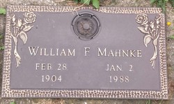 William Frederick Mahnke Sr.