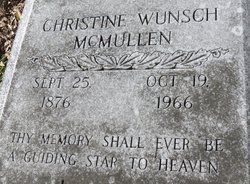 Christine <I>Wunsch</I> McMullen 