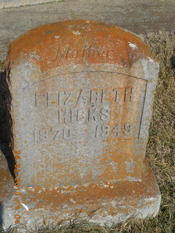 Elizabeth <I>Adams</I> Hicks 