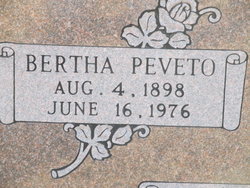 Bertha <I>Peveto</I> Lincecum 