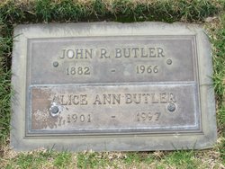 Alice Ann <I>Nicholson</I> Butler 