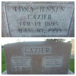 Edna Annette <I>Jensen</I> Cazier 