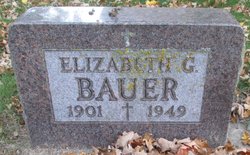Elizabeth Genevieve <I>Kunze</I> Bauer 