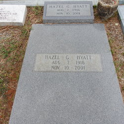 Hazel Elizabeth <I>Grinstead</I> Hyatt 