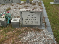 Betty <I>Yarborough</I> Atkins 