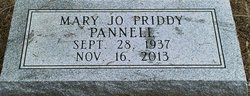 Mary Jo <I>Priddy</I> Pannell 