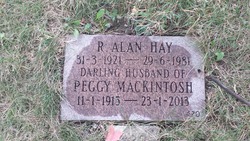 Margaret Joan “Peggy” <I>MacIntosh</I> Hay 