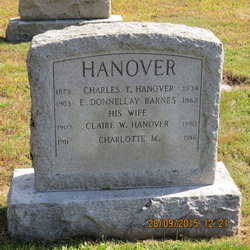 Claire Winifred <I>Hanover</I> Barnes 