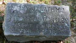 Mary Jane <I>Lathrop</I> Moseley 