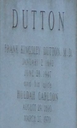 Huldah <I>Carlson</I> Dutton 