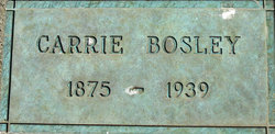 Carrie <I>Renchy</I> Bosley 