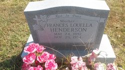 Frances Louella <I>Craige</I> Henderson 