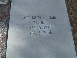 Lott Burton “L B” Hobby 
