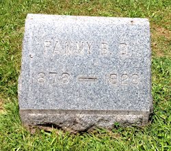Frances Burd “Fanny” <I>Shafer</I> Adams 