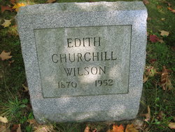 Edith Ione <I>Churchill</I> Wilson 