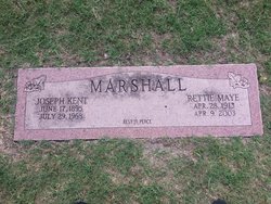 Rettie Maye <I>Martin</I> Marshall 