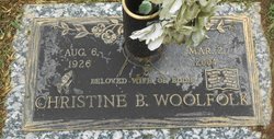 Christine B. Woolfolk 