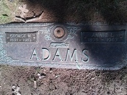 Annie Louise <I>Price</I> Adams 