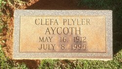 Clefa Lenora <I>Plyler</I> Aycoth 