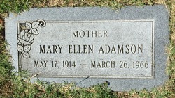 Mary Ellen <I>Yarrington</I> Adamson 