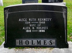Alice Ruth <I>Kennedy</I> Holmes 