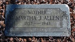 Mrs Martha Jane <I>Reeves</I> Allen 