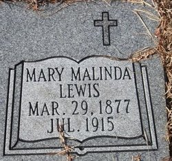Mary Malinda <I>Lewis</I> Ivy 
