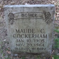Maude <I>Cooper</I> Cockerham 