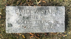 Emily W <I>Starr</I> String 