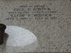 Cecil D. Bostick 