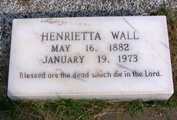 Henrietta Wall 