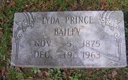 Lyda <I>Prince</I> Bailey 