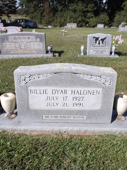 Billie Jean <I>Dyar</I> Halonen 