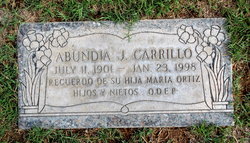 Abundia J. Carrillo 