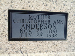 Christopher Ann <I>Davis</I> Anderson 