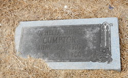 Ophelia <I>Jones</I> Cumpton 