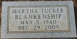Martha Louise <I>Tucker</I> Blankenship 