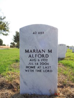 Marian <I>Markham</I> Alford 