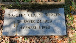 Dorothy Ursula <I>Clause</I> Warren 