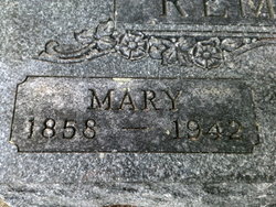Mary Floradina <I>Mack</I> Remmel 