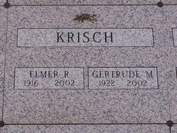 Gertrude <I>Ehr</I> Krisch 