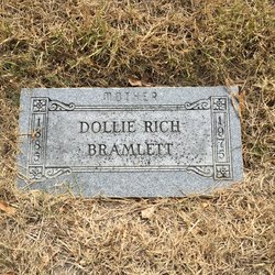 Dollie Mae <I>Rich</I> Bramlett 